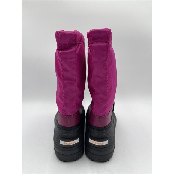 NWOB Columbia Youth Unisex Powderbug Forty, Wild Fuchsia/Bright Nectar Size 7 - Picture 5 of 6